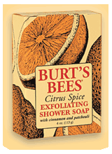 burts bees exfoliating shower soap