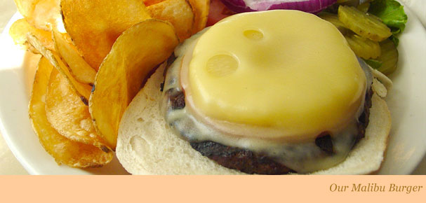 Sunset House Restaurant in Cody, Wyoming cheese burger lunch image
