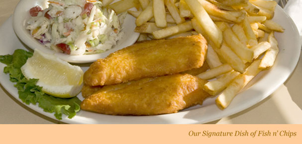 Sunset House Restuarant of Cody, Wyoming Fish N' Chips Lunch Image