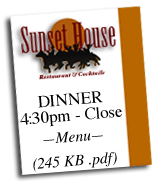 Sunset House Dinner Menu pdf Icon